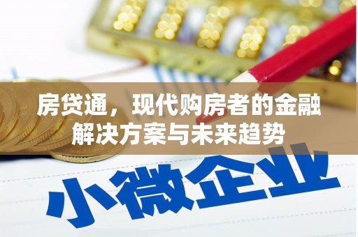 大岭山房贷通，现代购房者的金融解决方案与未来趋势