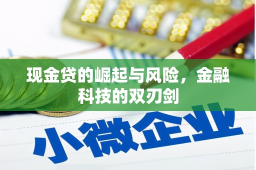 大岭山现金贷的崛起与风险，金融科技的双刃剑