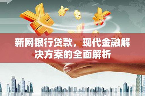 大岭山新网银行贷款，现代金融解决方案的全面解析