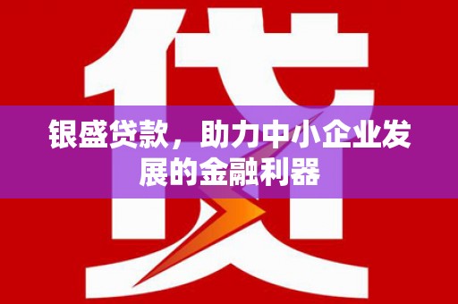 大岭山银盛贷款，助力中小企业发展的金融利器